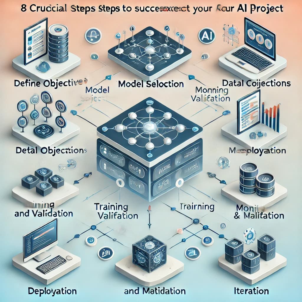 8 Essential Steps to Successfully Implement Your AI Project